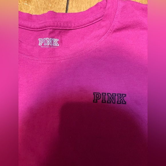 👍5 for 20👍 Juniors Size Small Victoria Secret Pink TShirt - Picture 2 of 6